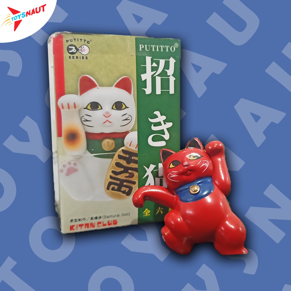 Putitto Kitan Club x Maneki Neko Lucky Cat Blind Box - Red Lucky Cat