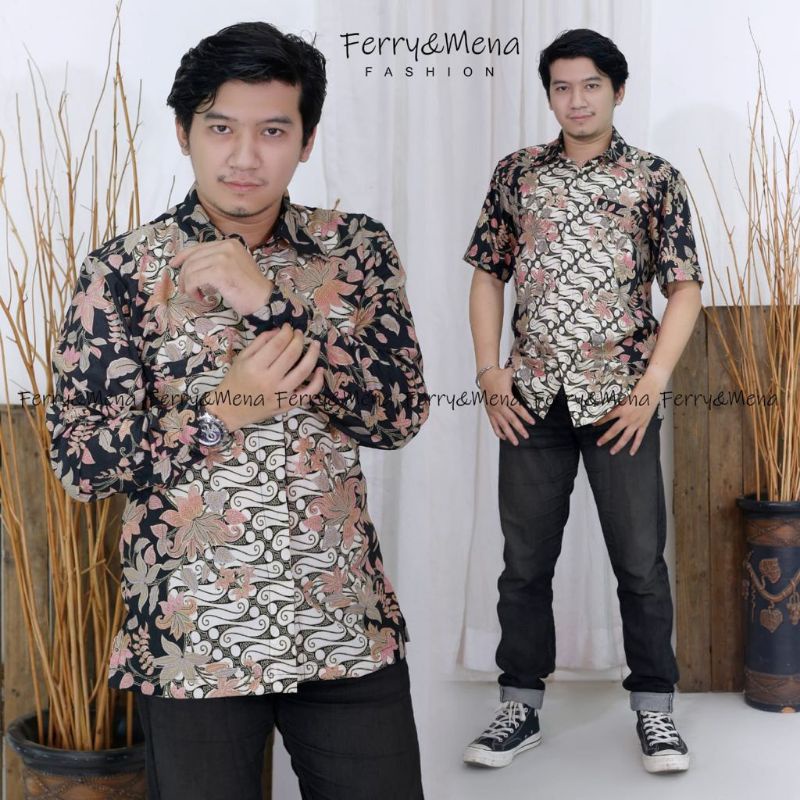 MOTIF TEBARU KEMEJA BATIK PRIA / KEMEJA BATIK PANJANG / HEM BATIK LENGAN PENDEK