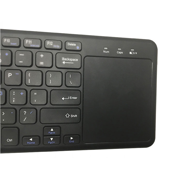Zienstar Keyboard Wireless + Touchpad Sentuh Trackpad