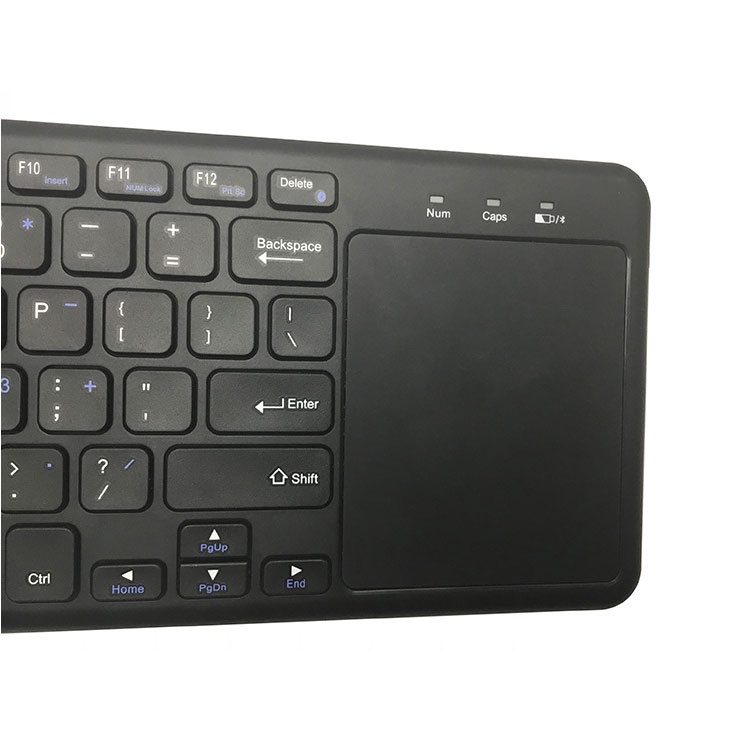 Zienstar Keyboard Wireless + Touchpad Sentuh Trackpad