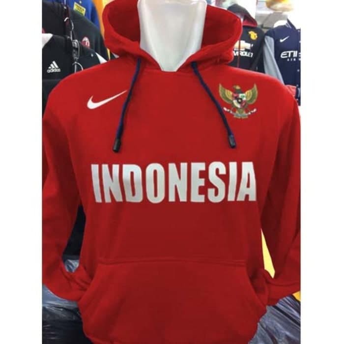 HE402 Jaket Hoodie Sweater Jumper Indo Indonesia Home Timnas Jersey