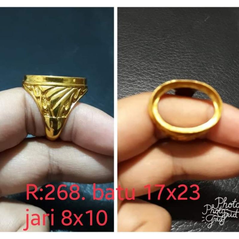 Ikat ring emban perunggu model eropa