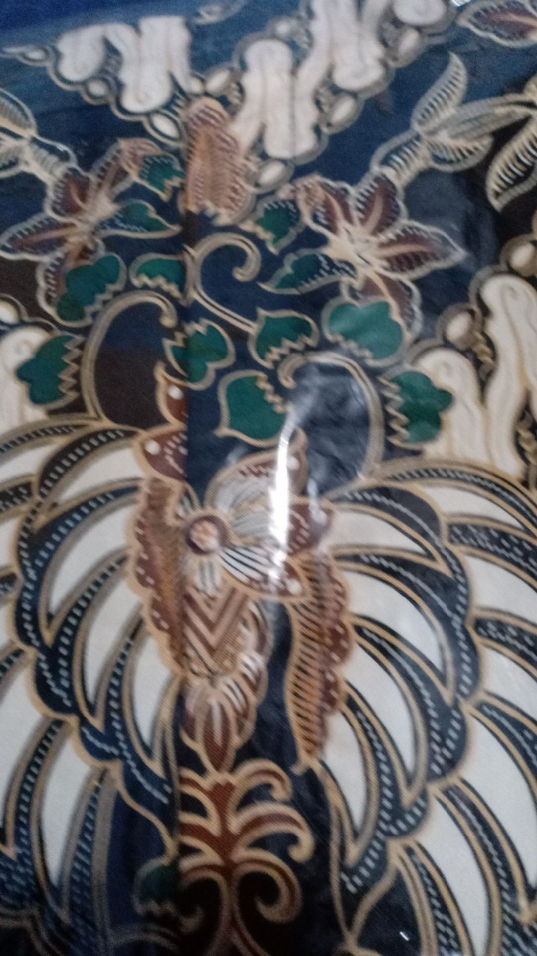 Kemeja Batik Semi Sutra Lengan Panjang