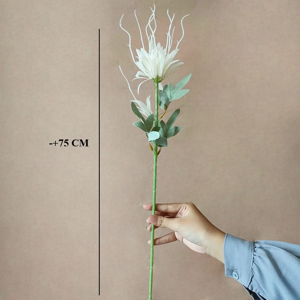 Artificial Flower Cleome Bunga spider Plastik Buatan Pajangan Dekorasi