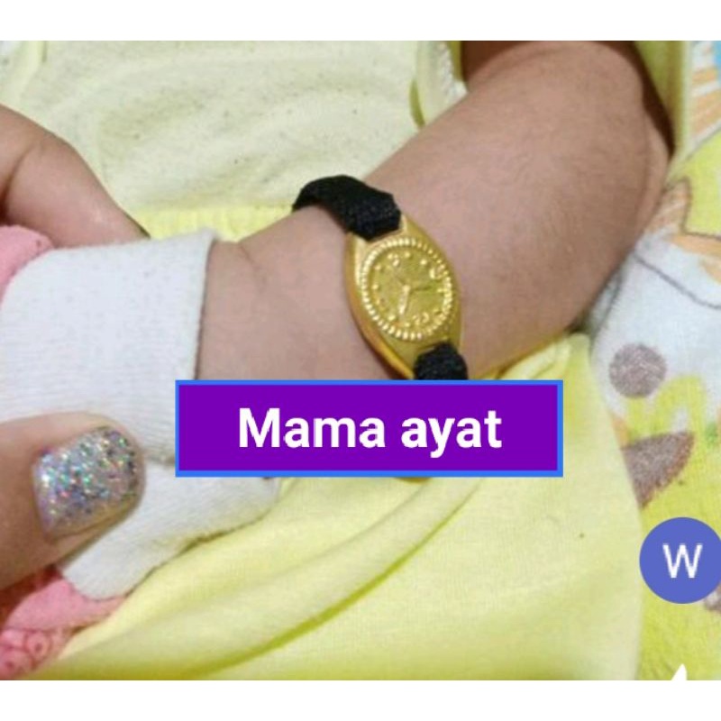 Gelang bayi jam