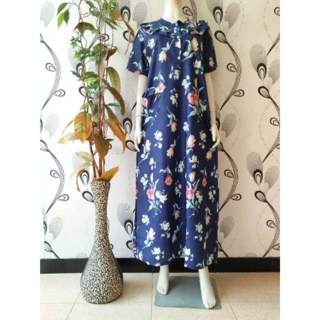 Daster Longdress Busui Katun Jepang La Pilla Ori