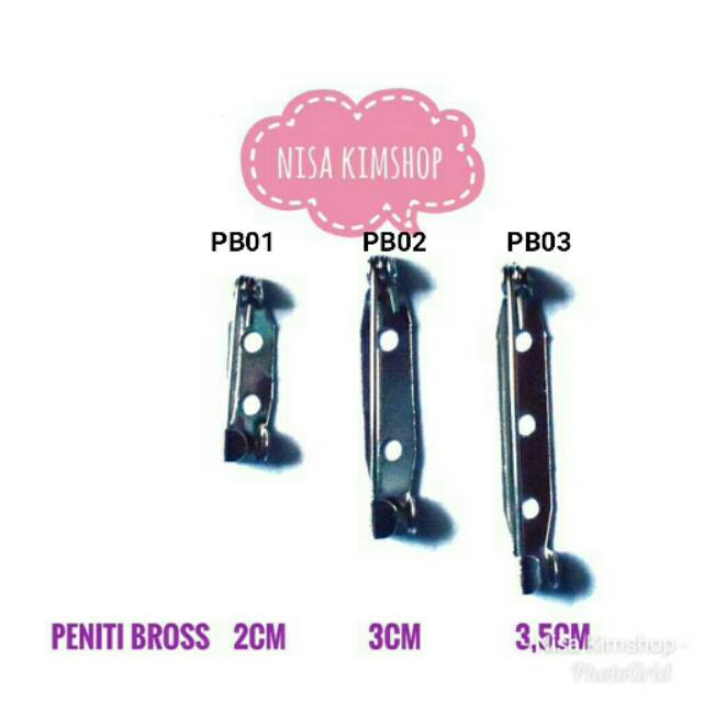 

Peniti Bross 2cm 3cm 3,5cm (10 pcs)