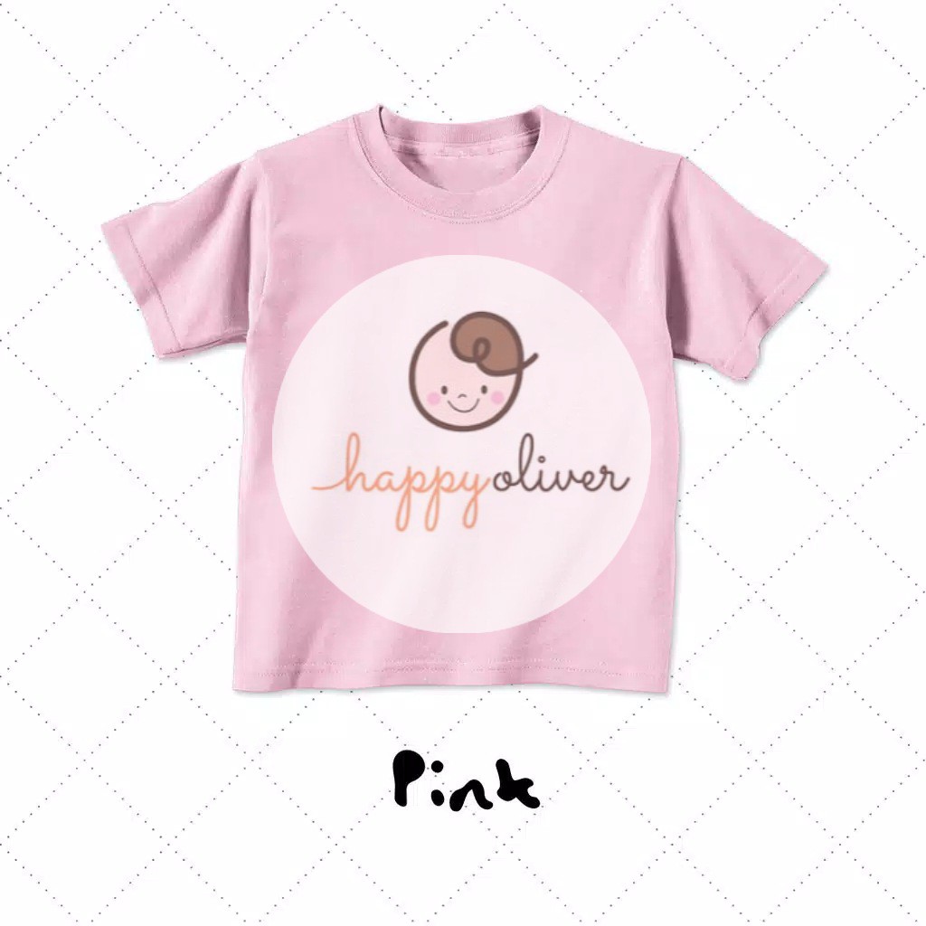 PROMO 10.10 HappyOliver KAOS POLOS ANAK ADEM NYAMAN BAHAN KATUN COMBED 30S KAOS ANAK MURAH 1-4 TAHUN