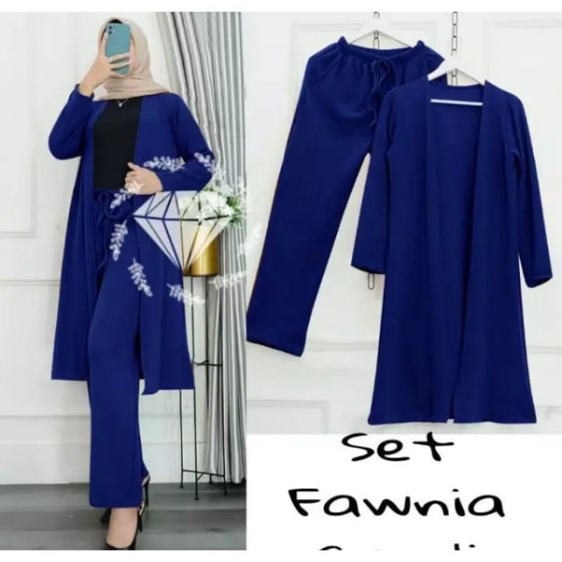 SET VAWNIA CARDI | SET WANITA | CARDIGAN SET