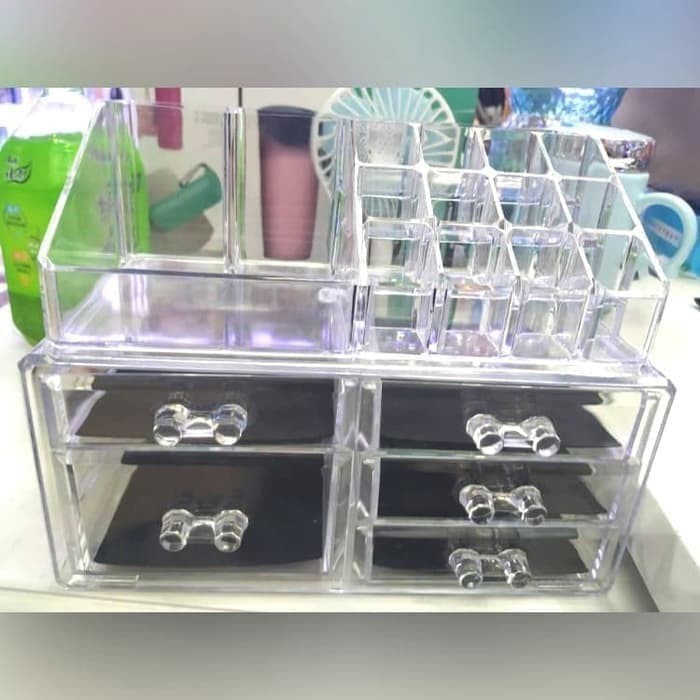 NA - Rak Kosmetik Laci Tingkat - Cosmetic Storage Box Acrylic 5 Drawer