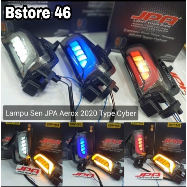 sein jpa Aerox new cyber 3in1 lampu sein jpa Aerox cyber original jpa