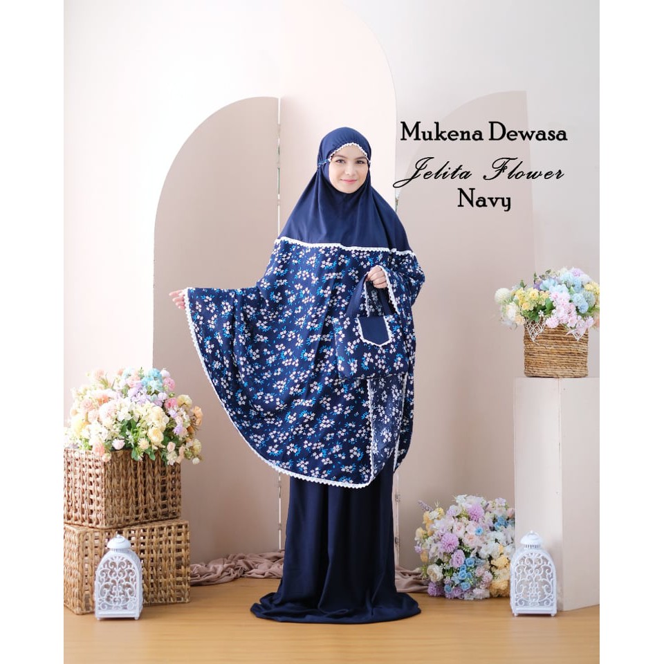 Mukena Dewasa Rayon Traveling Jelita