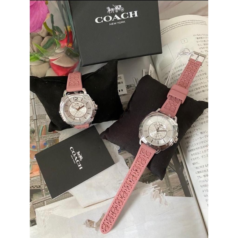 Jam Tangan Coach 14503876 Pink Salem with Box New Original