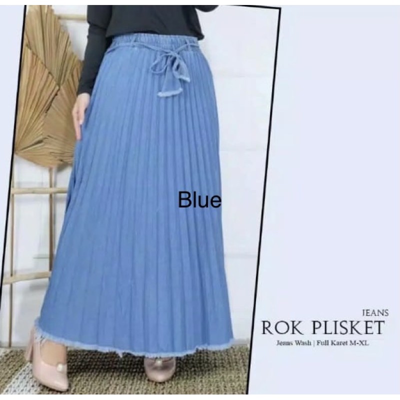 ROK PLISKET MAYUNG BAHAN PREMIUM KANCING DAN NON LANCING