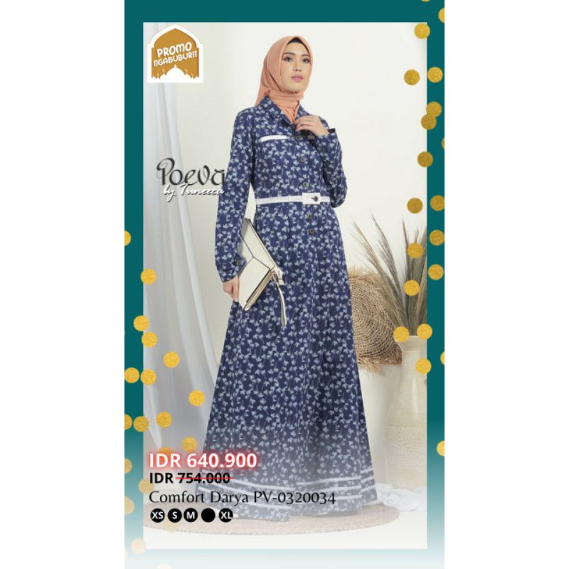 Promo ngabuburit Vit Sea gamis tuneeca flashsale