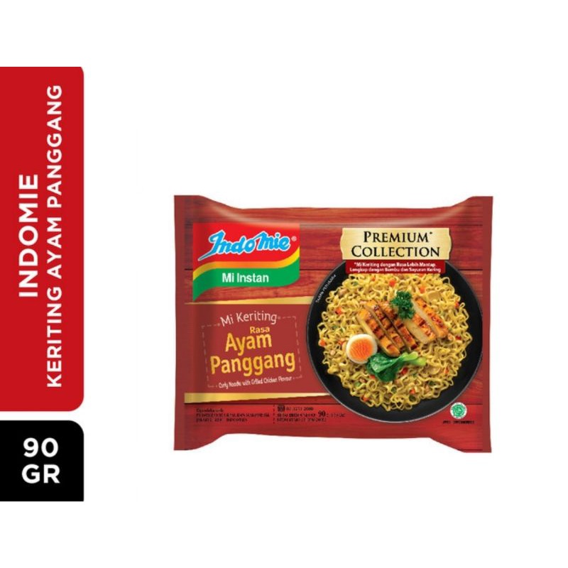 

Indomie Mi Kriting Goreng Ayam Panggang 1 Pcs