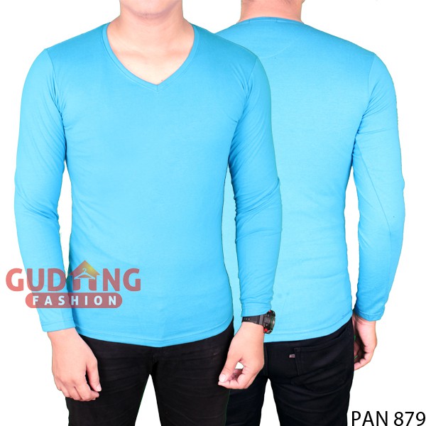 Kaos Simple Polos Panjang Pria PAN 879