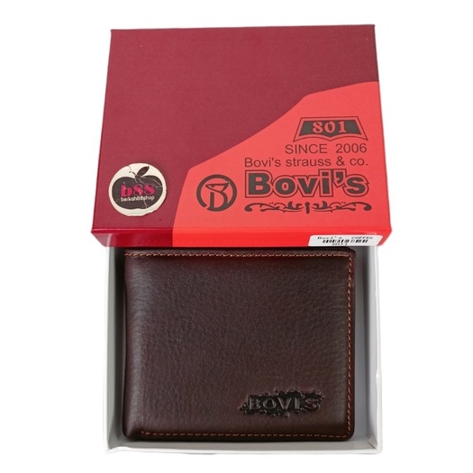 Dompet Pria Kulit Original BOVIS-801 Import