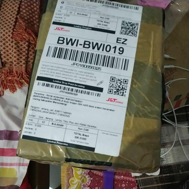 Lampu Tidur Plus Jam Weker Karakter