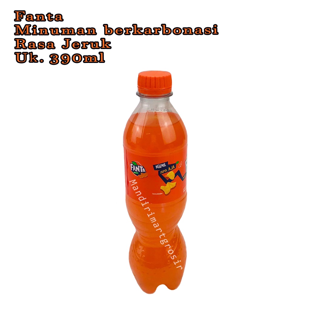 Minuman berkarbonasi rasa Jeruk *Fanta * Minuman * 390ml