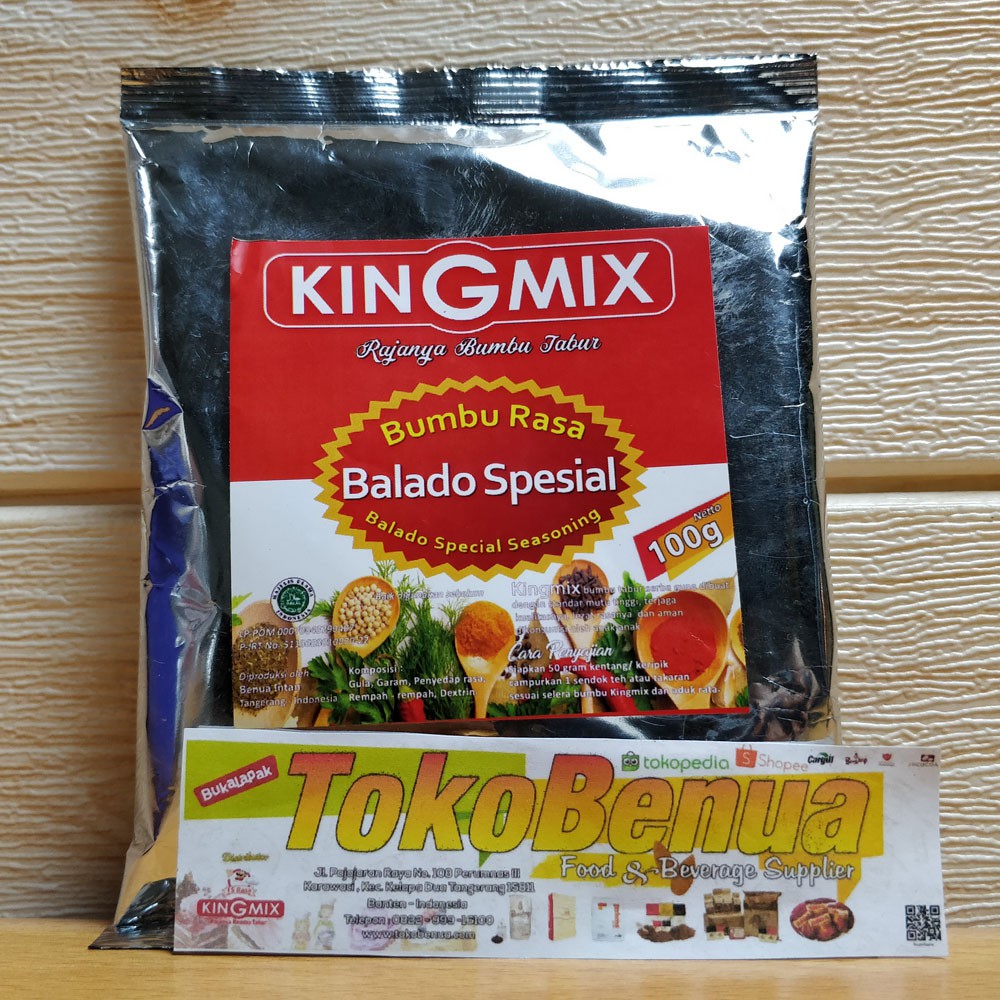 

Bumbu tabur Rasa Balado Sp Kingmix HI 100 gr