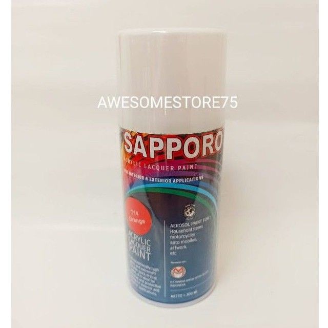 SAPPORO ORANGE 714 Jingga Cat Semprot Pilox Pylox