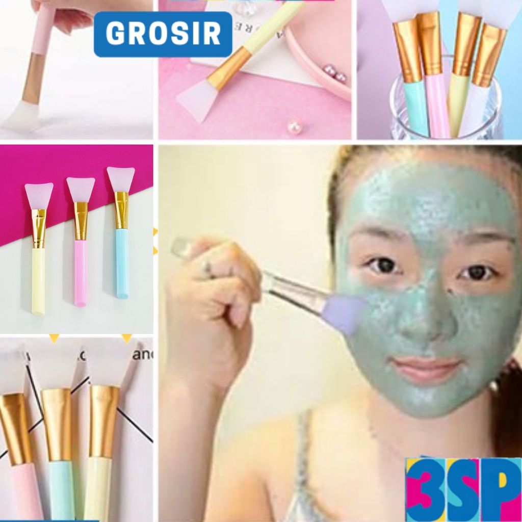 3SP | MUP11 Kuas Masker Spatula Silikon Import Murah Grosir