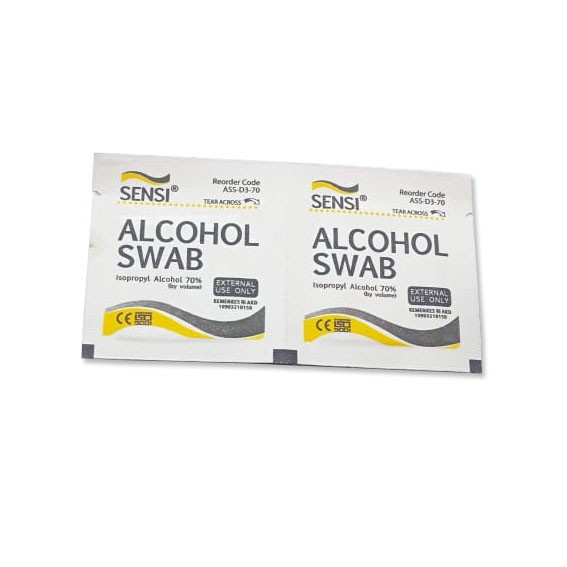 Kapas Alkohol Swab Onemed Ecer Per Strip - 2 Lembar Alcohol Swab Antiseptic Pembersih Luka Asepsis