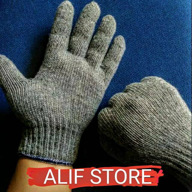 [BISA COD] PROMO BONUS Sarung tangan kulit domba panjang free glove rajut original