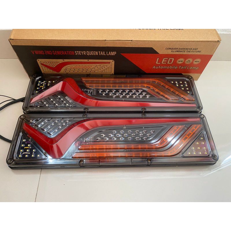 Stop Lamp lampu truk belakang 24 volt model V New 46cm