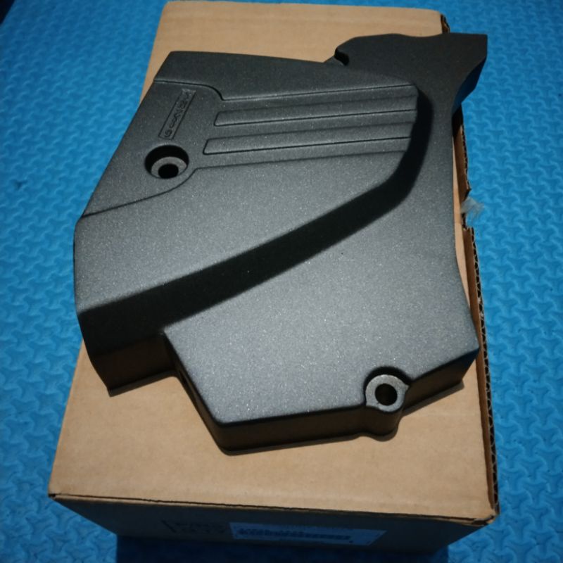 Tutup gear gir depan ninja rr gold coklat original Kawasaki