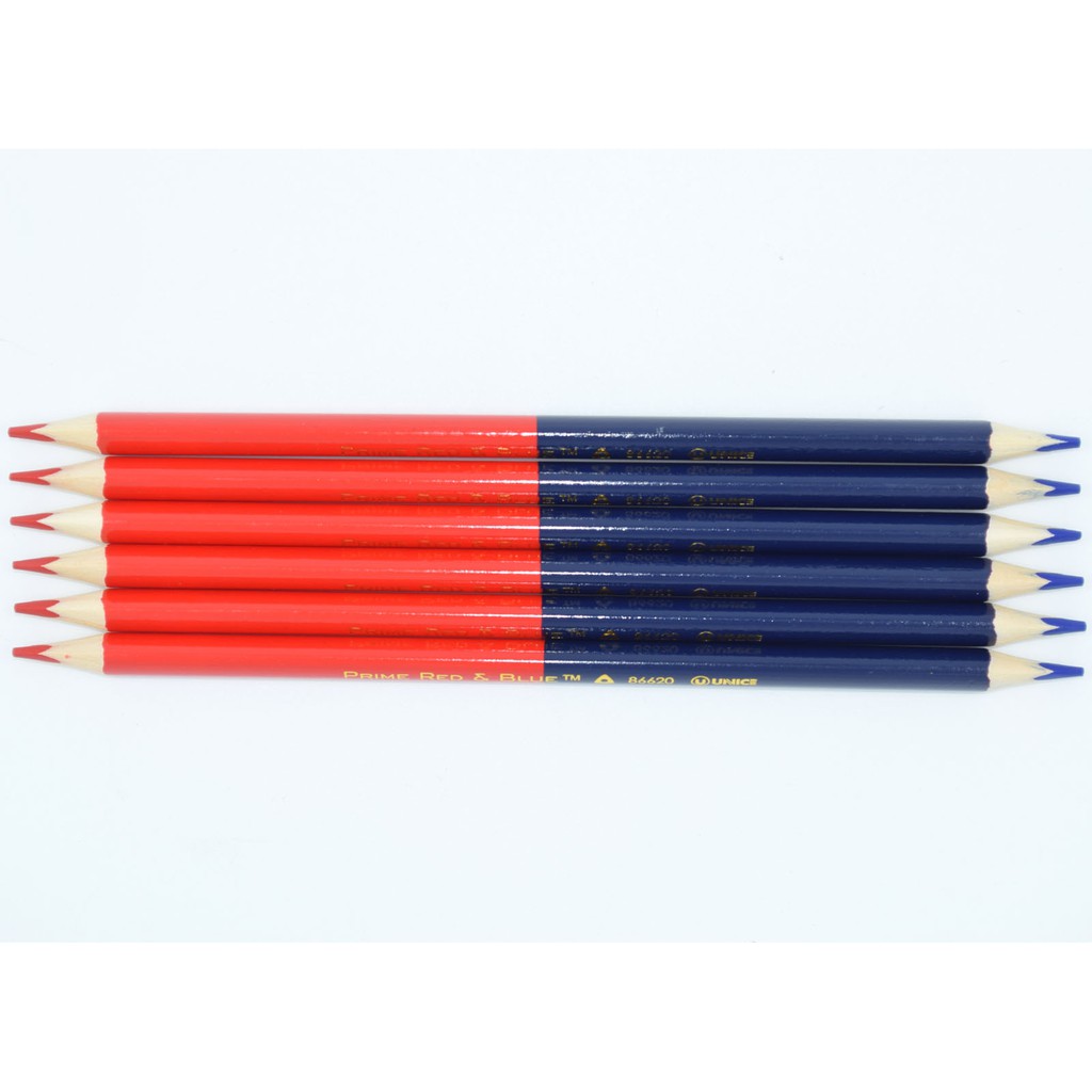 Pensil Jahit Merah Biru Pensil Dua Warna