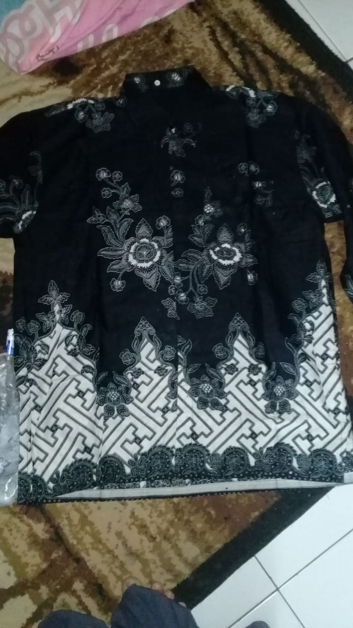 Ready 2 Warna !!! Solo Batik Couple Bruklat Tille Azzura Selendang Couple Akita