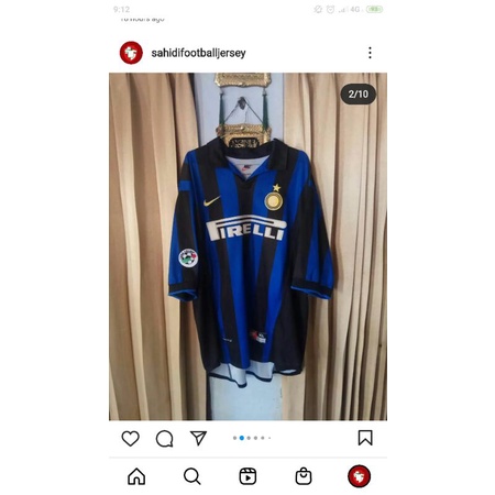 Inter Milan 1998/1999 Home Shirt, BAGGIO #10