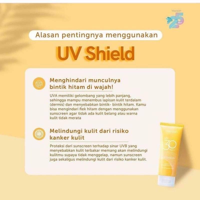 Wardah Sunscreen Gel SPF 30 (40ml) [Kemasan Baru] Suncare sun screen masker wajah