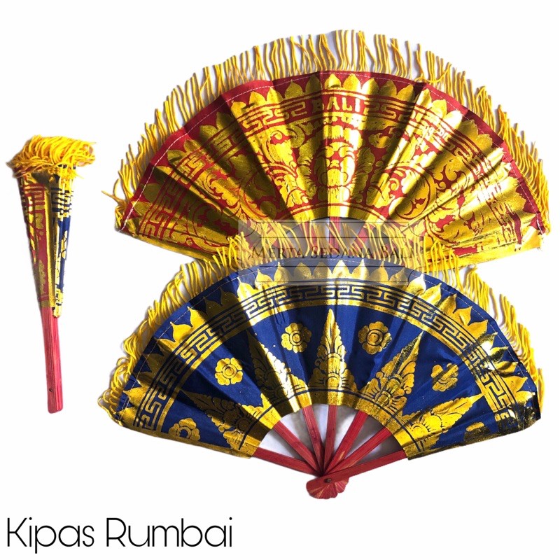 Kipas Prada Tari Bali Satin