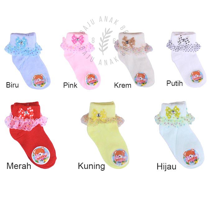 Kaos Kaki Bayi Renda Mity - 022.4280