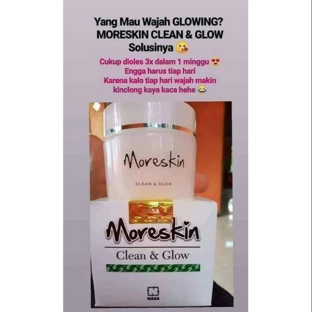 Moreskin Clean And Glow nasa