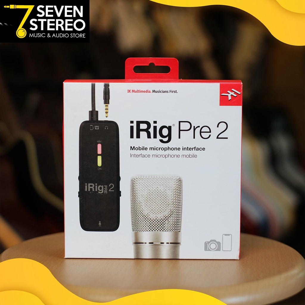 IK Multimedia Irig Pre 2 Mobile Microphone Interface