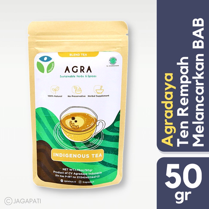 

ORIGINAL MURAH Agradaya - Indigenous Tea 50 gr - Teh Herbal - Teh Kesehatan