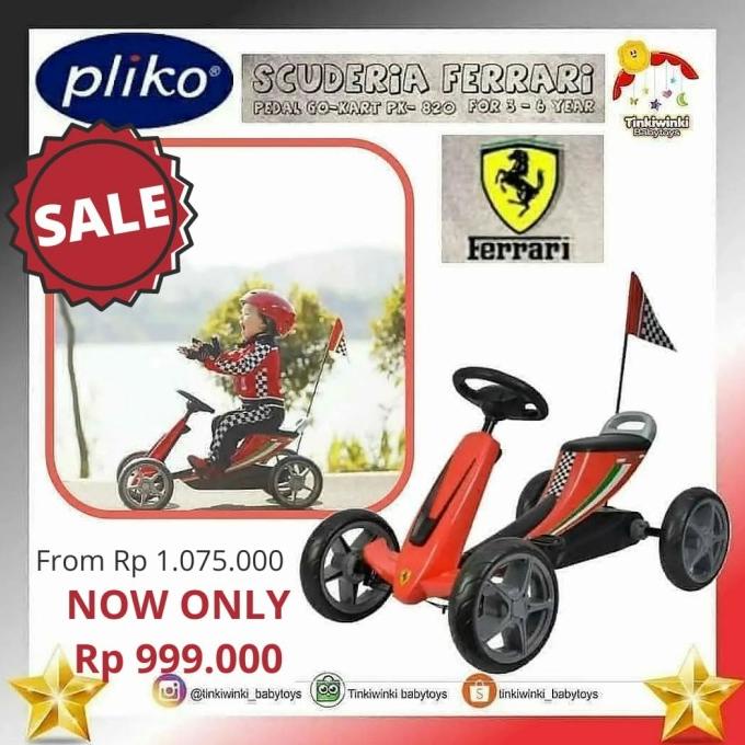 Pliko - Scuderia Ferrari Pedal Go Kart