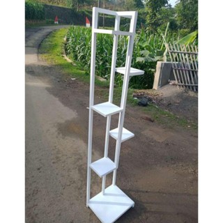STANDING POT RAK BUNGA SUDUT DEKORASI RUMAH BAHAN 100  STANDING POT RAK BUNGA SUDUT DEKORASI RUMAH BAHAN 100