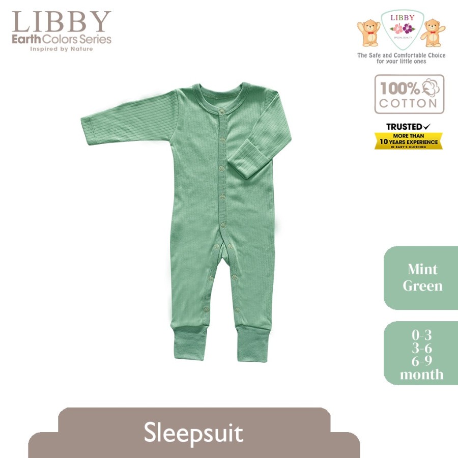 Makassar ! Sleepsuit Libby Baby Drop Needle Earth Series