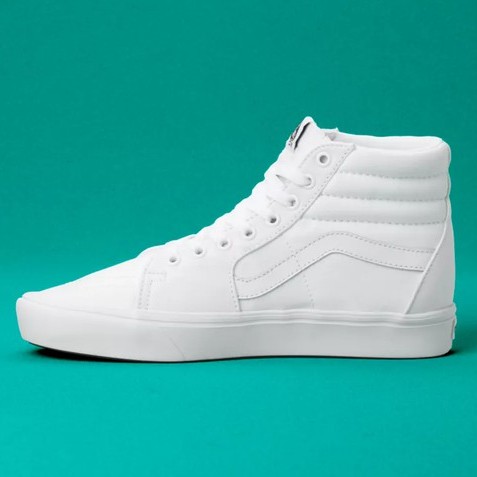 SEPATU VANS OFF THE WALL | SK8 HI COMFYCUSH CLASSIC TRUE WHITE