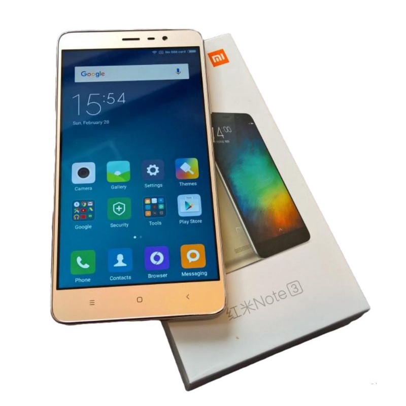 HP XIAOMI REDMI NOTE 3 RAM 2GB 16GB BARU BATERAI 4000 MAH MURAH