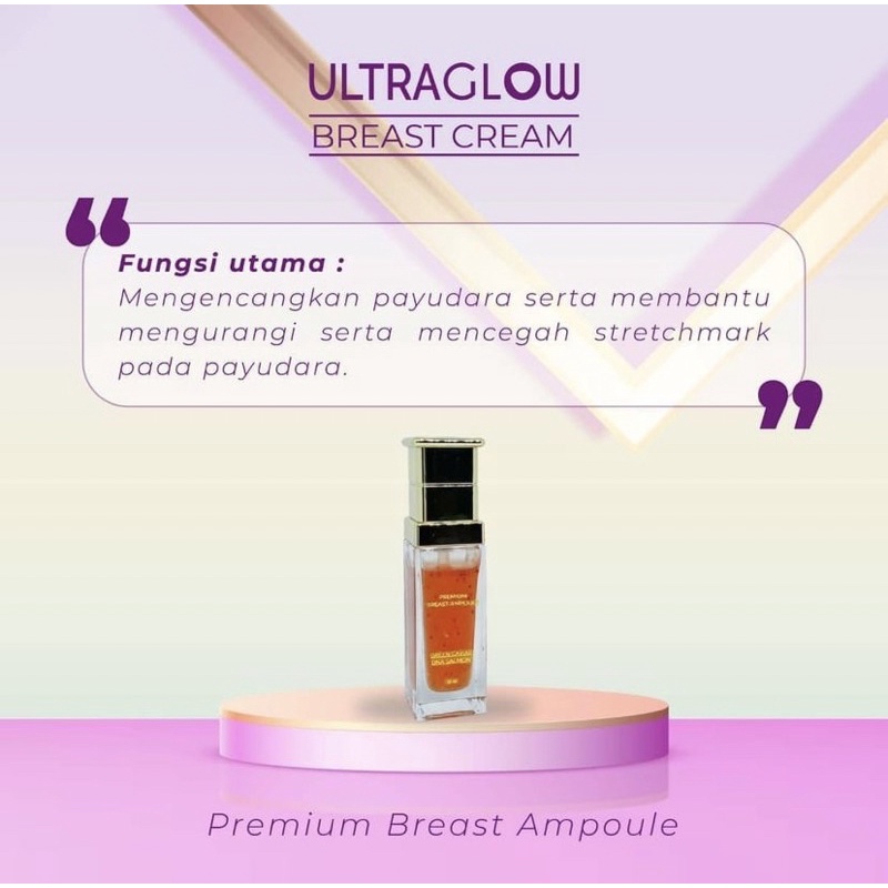 PREMIUM BREAST AMPOUL | ULTRAGLOW | WPL | WINNYPUTRILUBIS | AMPUL PAYUDARA