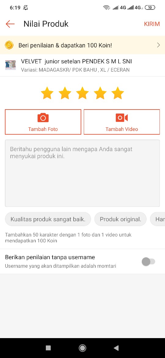 Kantong Plastik Kresek Loco Tebal Hitam 500 Gram Ukuran 17 - 50