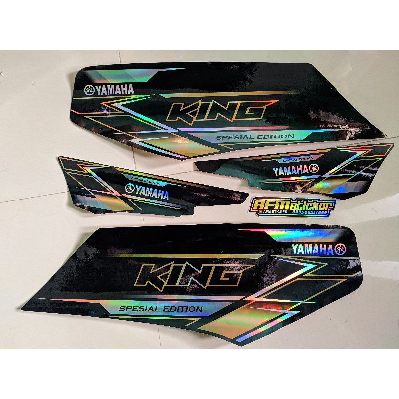 Striping Rx King Hologram Gold || Striping Rx King Variasi