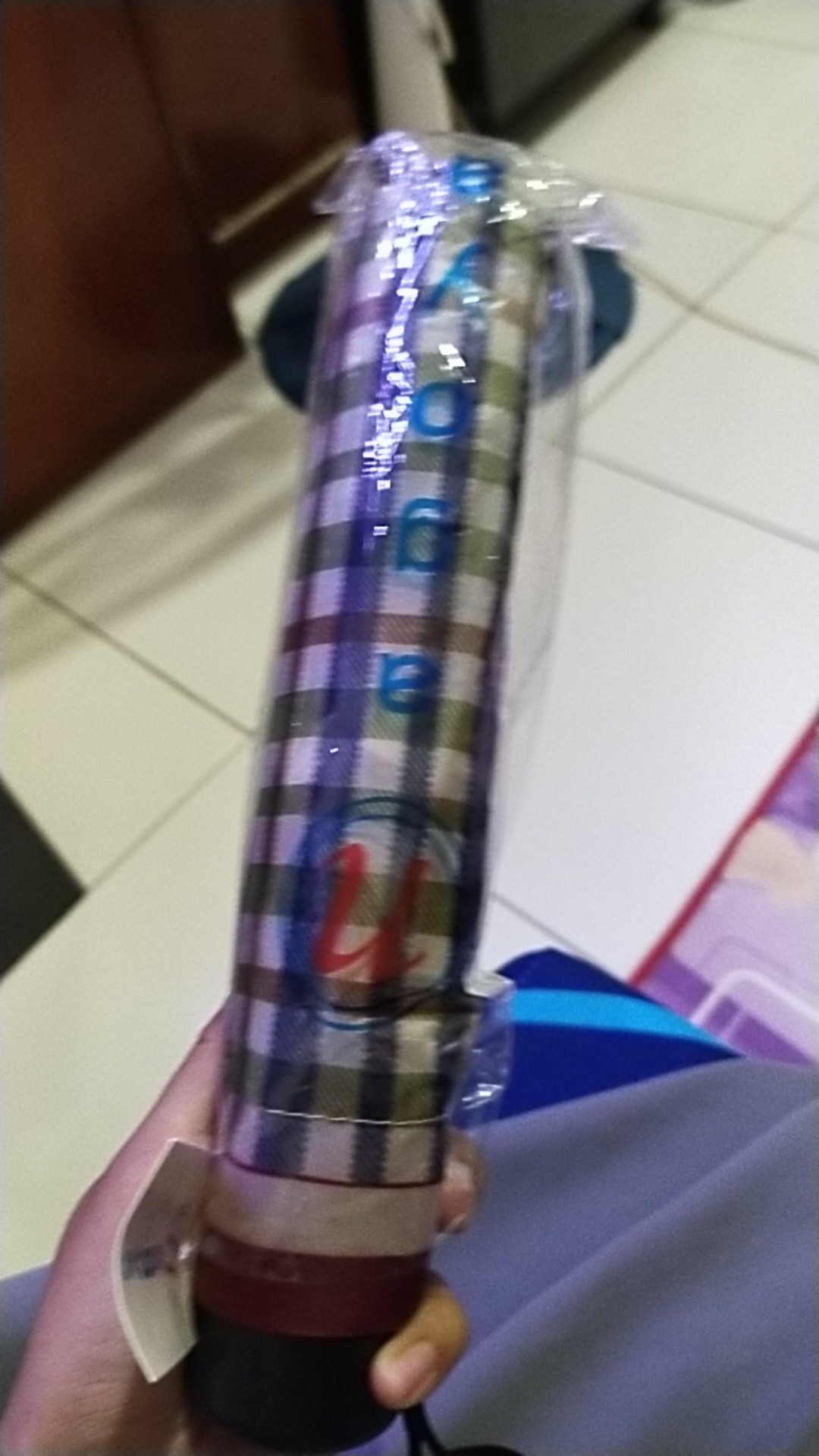 Payung Lipat Mobil Umbrella Motif Kotak