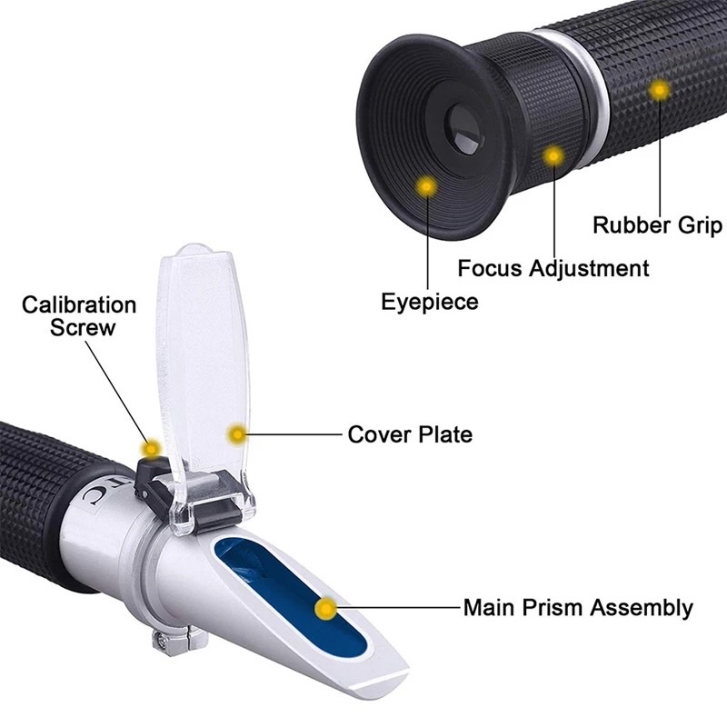 Salinity Refractometer 0-100% / Alat Ukur Kadar Garam